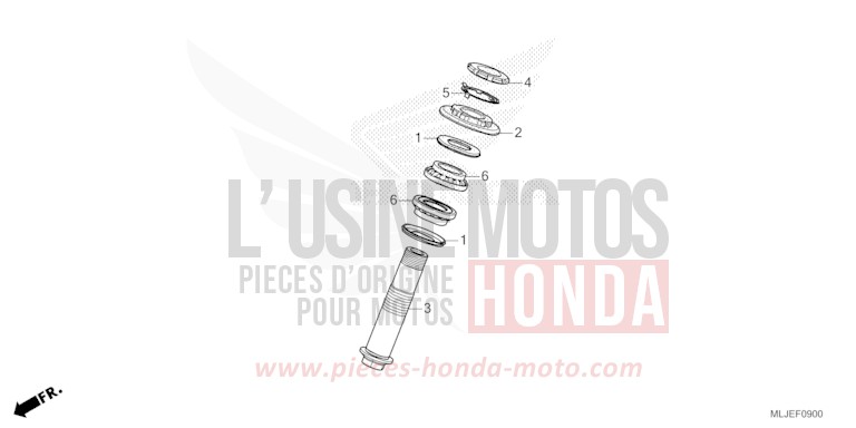 SHAFT ROD for Gold Wing HEAVY GRAY METALLIC-U (NH194B) from 2024